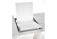 Biały, lakierowany stół do jadalni Blanco, rozkładany stół Blanco 160 - 200 cm