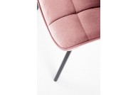 krzesła do jadalni z tkaniny velvet w siedmiu kolorach Luca