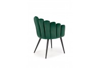 zielone krzesła tapicerowane gia, krzesła nowoczesne z aksamitu gia