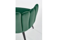 zielone krzesła tapicerowane gia, krzesła nowoczesne z aksamitu gia