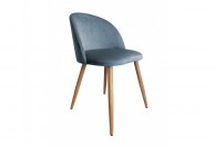 Krzesło nowoczesne Colin Bluvel - dąb, krzesła colin bluvel z dębowymi nogami